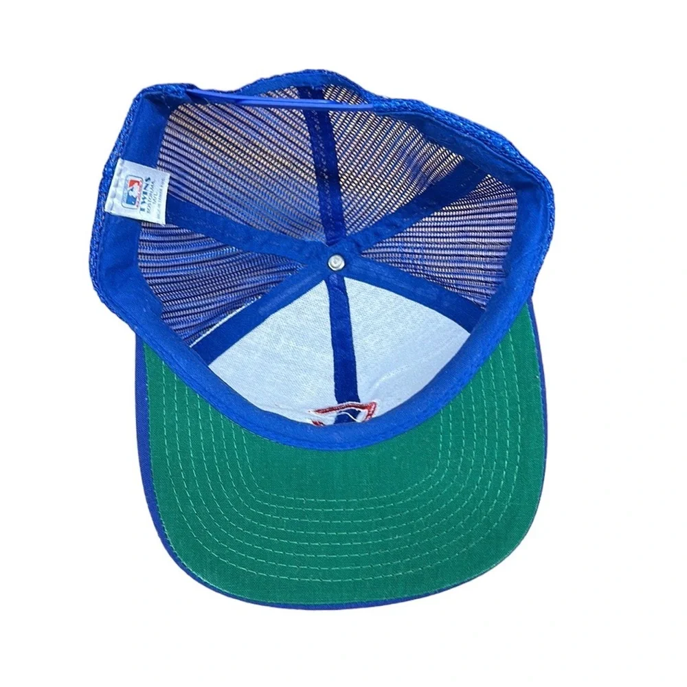 Vintage Twins Enterprise Chicago Cubs Blue Trucker Adjustable SnapBack Cap MLB